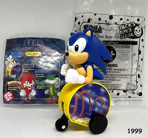 SONIC PUSH DOWN RACER toy Jack in the Box JBX SEGA (1999) open bag special! (DQ) - Picture 1 of 2