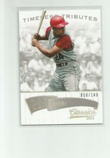 2014 CLASSICS TIMELESS TRIBUTES SILVER #136 TONY PEREZ  050/149  B61B