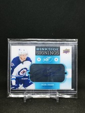 2014-15 Upper Deck Ice Rinkside Signings Jacob Trouba #RS-TR Auto Winnipeg Jets