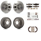 Front Rear Brake Pads Rotors Kit for 1997-1999 Ford E-150 Econoline RWD - K8F