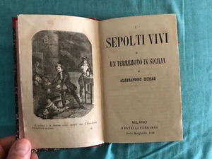 Dumas I sepolti vivi Ferrario s.d. ma 1882 1a edizione - Foto 1 di 2