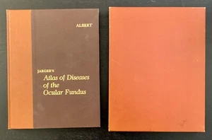 JAEGER'S ATLAS OF DISEASES OF THE OCULAR FUNDUS - 1ST ED. 1972 - SLIPCASED. - Picture 1 of 19