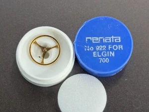 NEW Renata No 922 Complete Watch Movement Balance For Elgin Cal. 700 - Picture 1 of 2