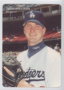 1995 Mother's Cookies Los Angeles Dodgers Stadium Giveaway Todd Williams #19