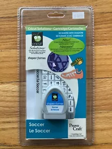 *NUOVO SIGILLATO* CARTUCCIA CALCIO CRICUT PROVO CRAFT 50 FORME SPORT CALCIO - Foto 1 di 2