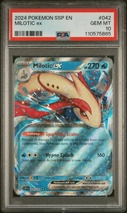 Pokemon Surging Sparks Milotic ex 042/191 PSA 10 Low Population - Picture 1 of 2
