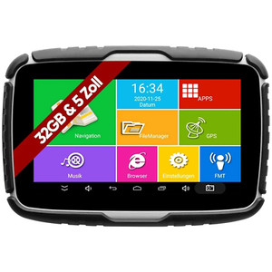 Elebest Rider A6+ Motorcycle Navi, 5-Inch Display, Motorcycle Navigation, Android