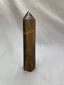 Rauchkaramell Quarz Kristall Turm - Bild 1 von 5