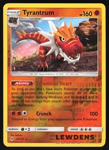 Tyrantrum - 69/131 - Holograma Inverso Raro - Luz Prohibida - Tarjeta Pokémon - Imagen 1 de 2