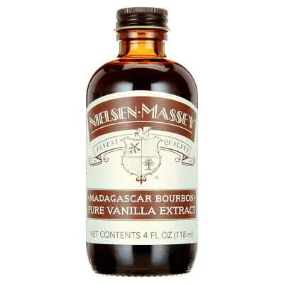 Extracto de vainilla puro de bourbon de Madagascar de la mejor calidad Nielsen-Massey 4 OZ PAQUETE DE 2 Foto 1 de 3