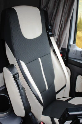 Sitzbezüge Stoff/Kunstleder passend für LKW DAF XF 106 2018 - Bild 1 von 4