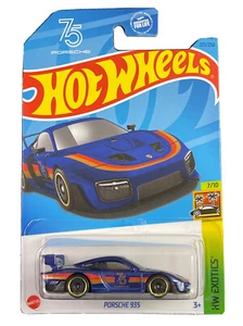 Hot Wheels 2023 HW Exotics 7/10 Blue Porsche 935 Porsche 75 Years - Picture 1 of 8