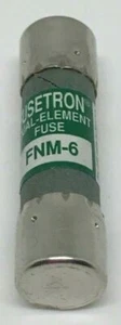 FNM-6 Bussmann 6AMP 250Vac TIME-DELAY Fuse FNM6 (4) - Picture 1 of 2