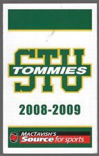 2008-09 St. Thomas University Tommies College Hockey Basketball Soccer Schedule