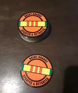 USA Vietnam War Sprayed & Betrayed Decal Bumper Sticker Agent Orange - Picture 1 of 1
