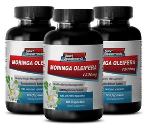 Moringa Oliefera Seeds - Moringa Oliefera 1200mg - Healthy Weight Management 3B - Picture 1 of 1
