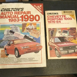 CHILTON CHEVETTE PONTIAC 1000 1976-90 REPAIR MANUAL 6836 &7900 - Picture 1 of 3
