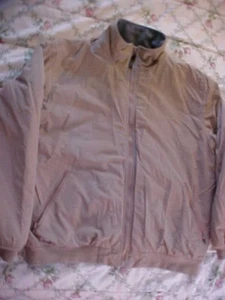 LL Bean XL Gray Jacket Men's 3 Season Nylon Fleece Lined Full Zip Casual Bomber - Picture 1 of 5