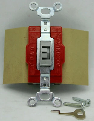 Control manual Pass & Seymour 1225-L 3 pos contacto mantenido doble tiro  Foto 1 de 4