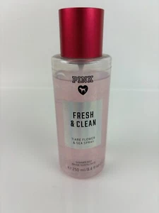 Victoria's Secret Pink Fresh & Clean Shimmer Mist 8.4 Oz. Full Size - Picture 1 of 3