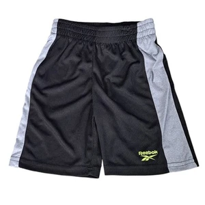 NWT Reebok Boys Black Gray Athletic Sport Shorts Size 5 - Picture 1 of 4
