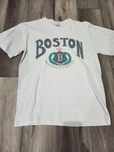 Vintage 1980s Boston Massachusetts T-Shirt Womens Size Large Rare - Picture 1 of 3