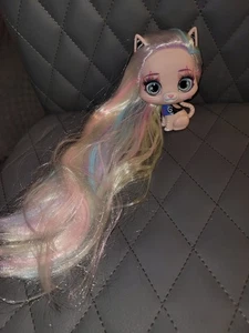 VIP Pets Selena seltener Hund rosa weiße Haare Augen Make-up Rarität Spielzeug Welpe - Bild 1 von 10