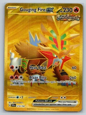 SV05: Temporal Forces #214/162 Gouging Fire ex secret rare - Image 1 of 2