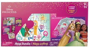 Spin Master Disney Princess Mega Puzzle & Games Bundle – 11 Pc Set – Ages 3+ - Picture 1 of 5