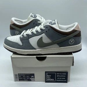 Size 12 - Nike SB Dunk Low x Yuto Horigome Gray Suede Leather (FQ1180-001) - Picture 1 of 9