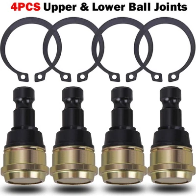 4 Pack Front Upper & Lower Ball Joints For Polaris Scrambler XP 850 2013-2015 - Image 1 of 4