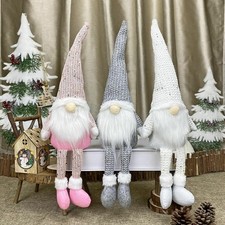 Santa Faceless Doll Christmas Tree Decoration Home Xmas New Year Cloth Ornaments
