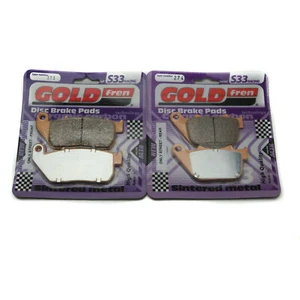Goldfren S33 Brake Pads Front & Rear For Harley Davidson XL 883 N Iron 2011-2013 - Picture 1 of 3