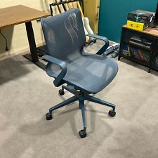 Herman Miller Cosm, Low Back, Fixed Arms, Nightfall Blue Office / Desk Chair 