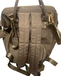 HaloVa Diaper Backpack with Stroller Straps Insulated, Many Compartments - Picture 1 of 11