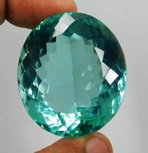 Natural 255.60 Ct Charming!!! Sky Blue Aquamarine Oval Shape Certified Gemstone - Picture 1 of 6