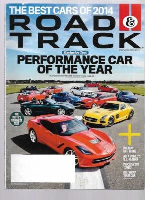 Road & Track Magazine December 2013 / January 2014- Corvette Z51, BMW M6 Foto 1 de 3