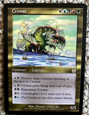 2001 Magic The Gathering"Cromat"!!Lightly Played/NM !!RARE!! Apocalypse #94/143 - Image 1 of 4