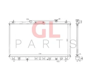 Radiator Engine Water Cooling FOR TOYOTA CAMRY 20 1996-2000 2.2L - Picture 1 of 1
