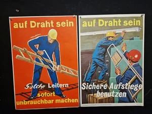 10 alte DIN A2 Plakate der BG zum Thema Unfallverhütung ca 50 - 80er Jahre #17 - Bild 1 von 5
