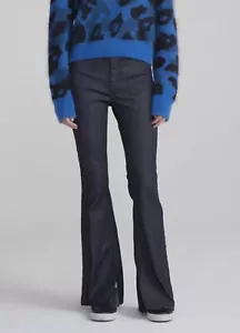 Rag & Bone Women’s Bella High-Rise Slit Hem Bootcut Jeans In Rinse Size 29 NWT - Picture 1 of 8