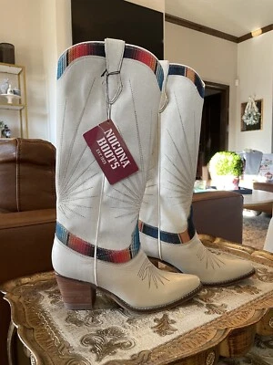 Botas para mujer Nocona talla 6,5 Conchita perla punta corta ME1940 nuevas sin caja Foto 1 de 4