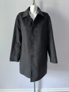 Cardinal Of Canada Luxury Wool Cashmere Reversible Coat Mens Size Large 42-44 - Picture 1 of 7