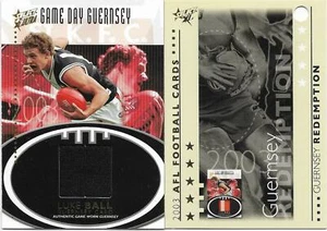2003 Select XL Ultra Game Day Guernsey Luke BALL St. Kilda 299/300 - Bild 1 von 1