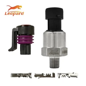 Universal Stainless Steel Oil Fuel Pressure Sensor 1/8 NPT with connector 150psi - Picture 1 of 11