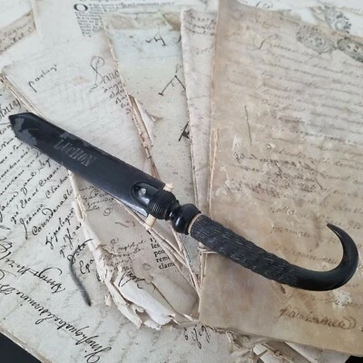 Coupe Papier XIXè Cabinet de Curiosité Victorian Paper Cut 19thC - Photo 1/4