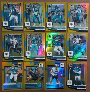 Jacksonville Jaguars 2021-2023 Donruss Team Sets W/Rookies RC Holo Press Proofs - Picture 1 of 4
