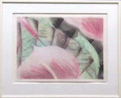 Nancy Denison Original Pastel Dibujo en Papel Flor Firmado a Mano Haz una Oferta Foto 1 de 3