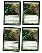 4x Viridescent Wisps EX Shadowmoor Mtg Magic EDH 4x x4