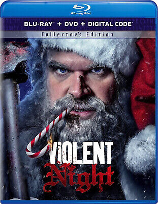 Violent Night (Blu-ray, DVD, W/Slipcover, Digital, 2022) NEW Sealed • 20.64$